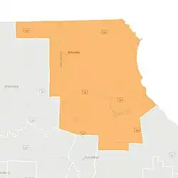 Map of the district
