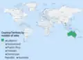 Countries and territories that have won at Mister Grand International (at least once), as of 2024.