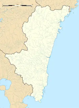 Tano Station is located in Miyazaki Prefecture