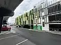 The southern entrance to the station's four storey car park, October 2024