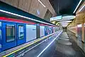 Moskva-2019 on Yugo-Vostochnaya station in the midnight