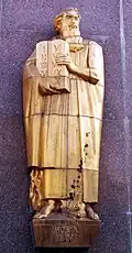 Mosaic law statue