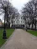 Former hotel at Petrovsky Gates