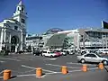 On the Eurasia square, outside passenger terminals, 2012