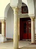 View of some columns.