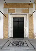 Detail of one of the doors of the mosque.