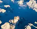 Mount Asgard aerial view