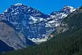 Mount Cromwell (left) and Mount Engelhard (right)