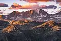 Mount Sacagawea (left) and Fremont Peak (right of center)