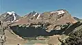 Mt. Anne-Alice (left) and Mumm Peak (right)