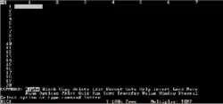 Multiplan on MS-DOS