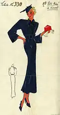 A dress by Vionnet, 1932–34