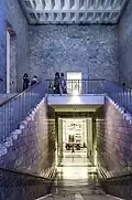 Palace of Popular Arts and Traditions: monumental staircase and entrance to the Hall of Honour (photo by Francesca Montuori)
