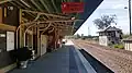 Platform covered area, looking south
