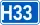Highway H33 shield}}