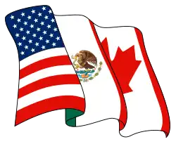 Emblem of Consortium for North American Higher Education Collaboration Consortium pour la collaboration dans l'enseignement supérieur en Amérique du Nord&nbsp;(French) Consorcio para la Colaboración de la Educación Superior en América del Norte&nbsp;(Spanish)