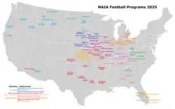 Map of NAIA