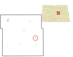 Location of Cathay, North Dakota