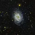 NGC 3887 in ultraviolet by GALEX