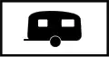 Trailer furnished for camping (caravan)