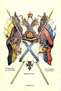 National flags of Russia before and after 1896