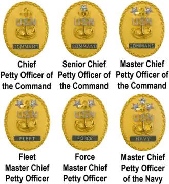 Figure 2: Navy / Force / Fleet / CNO-Directed / Command / Chief of the Boat