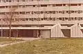Jackson and Canter Solicitors Offices in Netherley, Liverpool vacated and vandalised, awaiting demolition (December 1983)