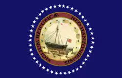 State flag with a 45 star ring, c1896-1907[7]