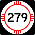 State Road 279 marker