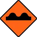 Rough road surface