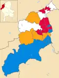 2010 results map