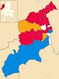 2011 results map