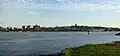River mouth viewed from Stockton, looking towards Newcastle central business district, 2007.