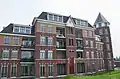 Apartment buildings on the Rhine