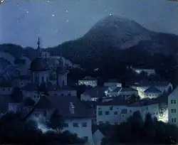 Night in Salzburg (1905), oil on canvas, 61 x 74&nbsp;cm., Kröller-Müller Museum, Otterlo