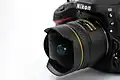 Mounted on a Nikon D7100
