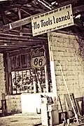 An old mechanic shop in Nitta Yuma
