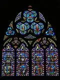 Chapel window, south side of nave