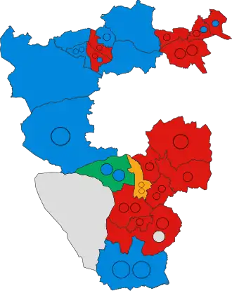 2023 results map