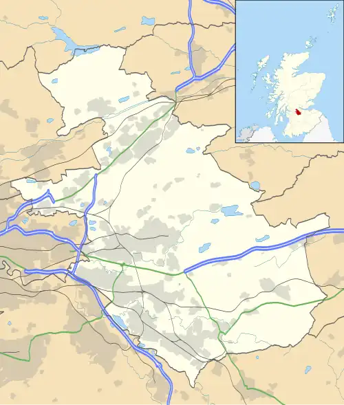 Cardowan is located in North Lanarkshire