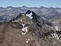 North face, from Red Slate Mountain