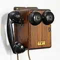 Image 17A Northern Electric telephone, model number N415H, circa 1950 (probably)