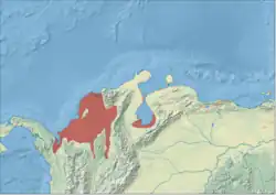 Map of range