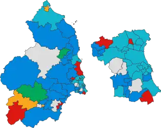 2025 results map