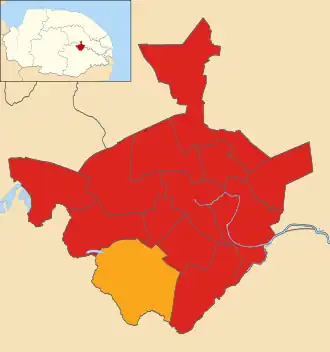 2018 results map
