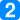 number 2 in light blue rounded square