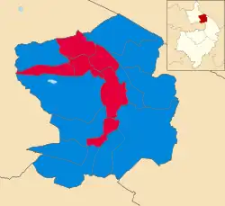 2018 results map