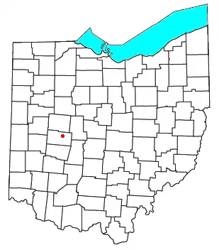 Location of Cable, Ohio