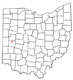 Location of Pickawillany Village