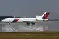 Former Tupolev Tu-154M in old livery